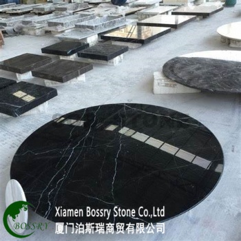  Black Marquina Nero Marquina Marble Table Top	