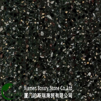 Multi Color Terrazzo Polishing Tiles Black Floor Tiles