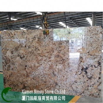  Golden Chocolate Yellow Granite Slabs	