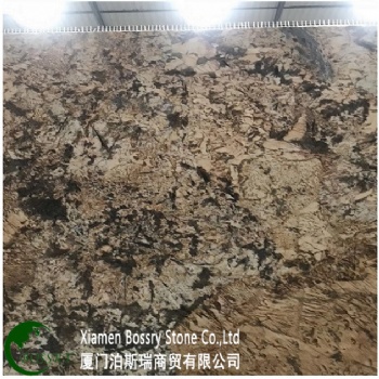  Golden Chocolate Yellow Granite Slabs	