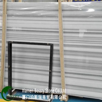  Marmala White Wood Vein Marble Slab	