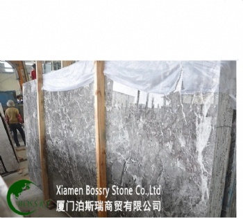  Cappuccino-Grey-Romantic-Ash-Grey-Marble-Stone-Slab	