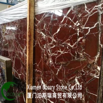 Popular China Red Marble Slab