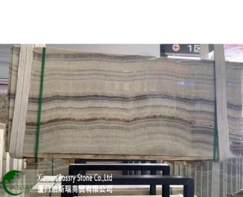 Excellent Hot Sale Natural Royal  Gray Onyx Slab