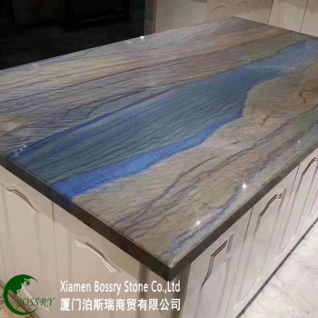  Azul Macauba Marble countertop	
