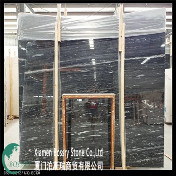 Ocean Star Black Marble Slab-14