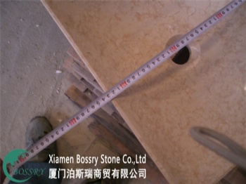  Beige Marble Square Sink BST-F001	