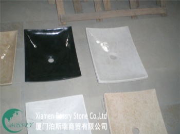  White Marble Square Sink BST-F006	