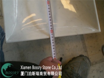  White Marble Square Sink BST-F006	