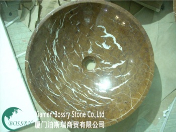 Coffee Marble Round Sink BST-R010