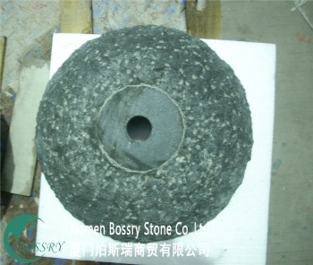  Natural Split Black Granite Round Sink BST-R012	