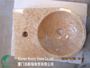  Customer Design Beige Marble Sink BST-C001	