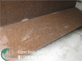  Bruno Red Granite Tianshan Red Countertop	