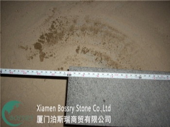  China Zhangpu Black Basalt Saw Cut Brick	
