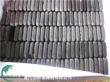  Hainan Black Basalt Cobble Stone Paving Stone	