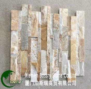  Rustic White Slate Cladding Wall Panel	