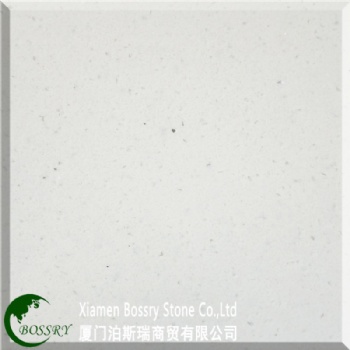 Engineering Stone Fine Grain White Quartz Slabs