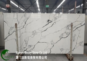 Artificial Calacatta Quartz Slabs