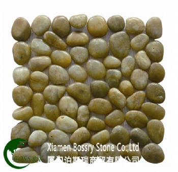 Yellow Pebble Mosaics Tile