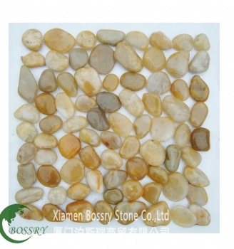 Yellow Pebble Floor Tile