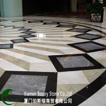 Beautiful mesh mounted stone medallion