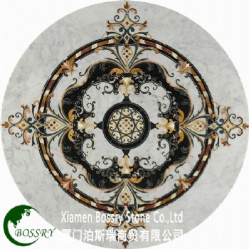 Round Marble Tile Floor Medallions