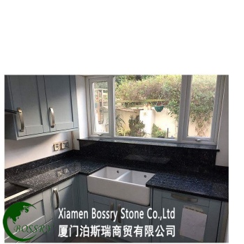  Blue Natural Granite Blue Pearl Slabs Floor Tiles	