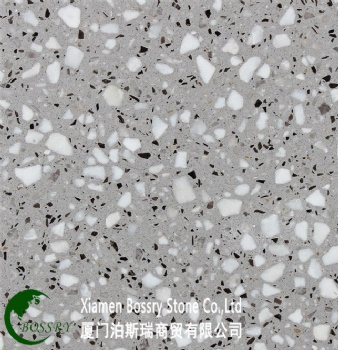 600x600 Floor Tiles Wall Light Gray Terrazzo