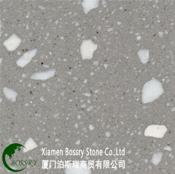 Cement Slab Light Gray Table Top Swim Pool Design Mix Special Precast Terrazzo Tile