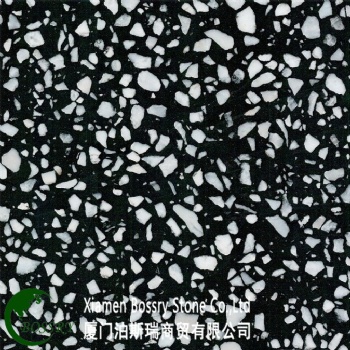 Black Terrazzo Stone