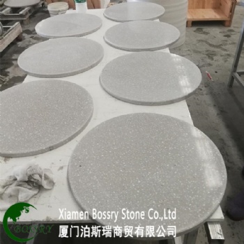 Cement Artificial Stone Terrazzo Round Tops