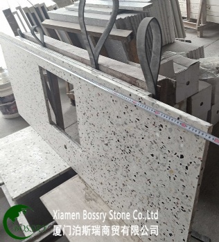 Fine Grain Terrazzo Vanity Tops