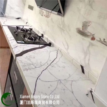  Calacatta Quartz Countertop Panda White	