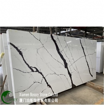  Calacatta Quartz Countertop Panda White	
