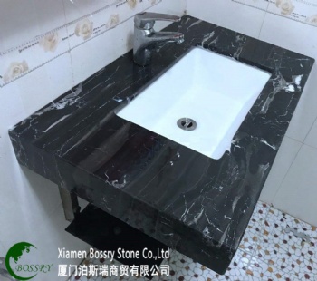 Wholesale Cheap Silver White Dragon Nero Portoro Vanity Top