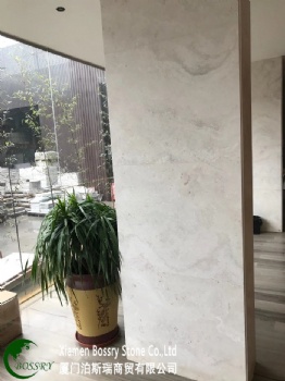  China white wood grain marble	