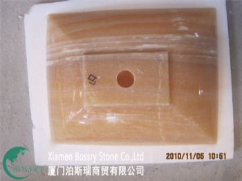  Honey Onyx Square Sink BST-F002	