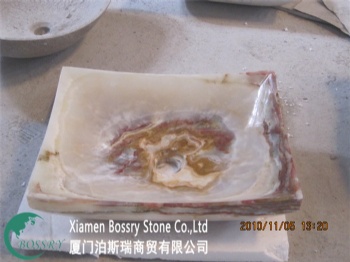  White Onyx Square Sink BST-F004	