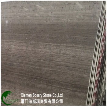  Polished Surface Ash Grey Wooden Marble	
