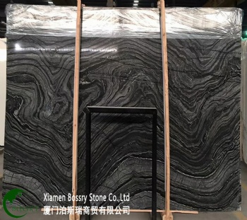  China Ancient Black Wood Marble	