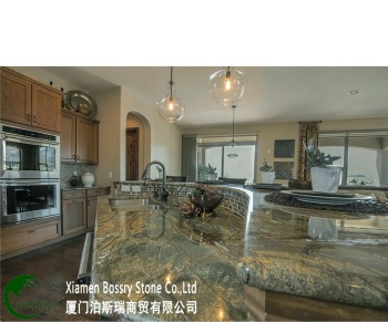  Rainforest Green Natural Marble Slab	