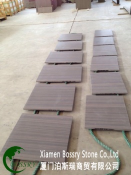  Purple Wooden Sandstone Polish Tile	