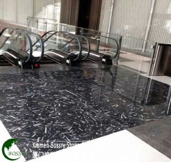  Black Moroccan Fossil Black Marble	