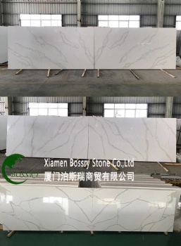 Calacatta Quartz Artificial Stone Slab