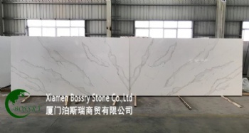  Calacatta Quartz Artificial Stone Slab	