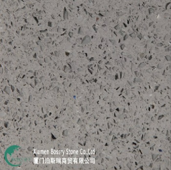 Crystal Light Gray Quartz Slab Popular Starlight Quartz