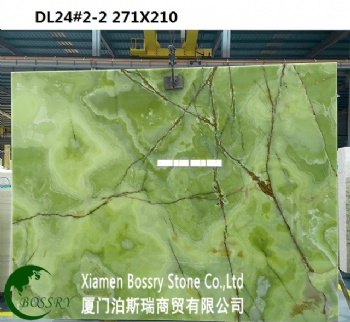 Transparent Green Onyx Slab