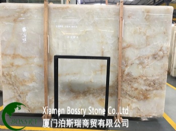  Translucent Pearl Jade White Onyx	