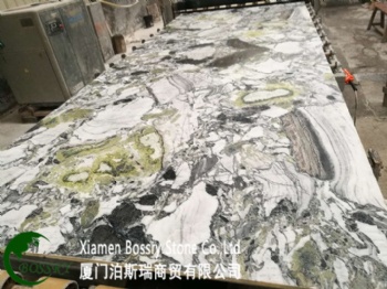  Ice Green Onyx Slab	