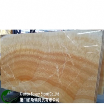  Indoor Wall Decoration Yellow Onyx Slab	